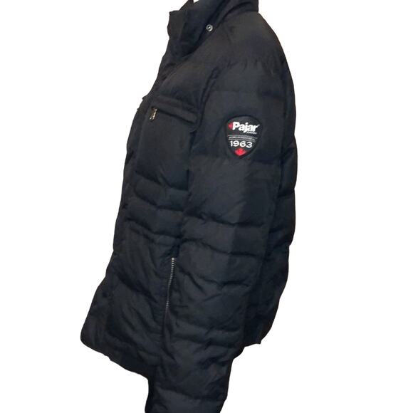 Pajar Men's Jacket &Coats Pajar Canada Down Parka- Ski coat Black| Size: S EUC - Picture 1 of 13